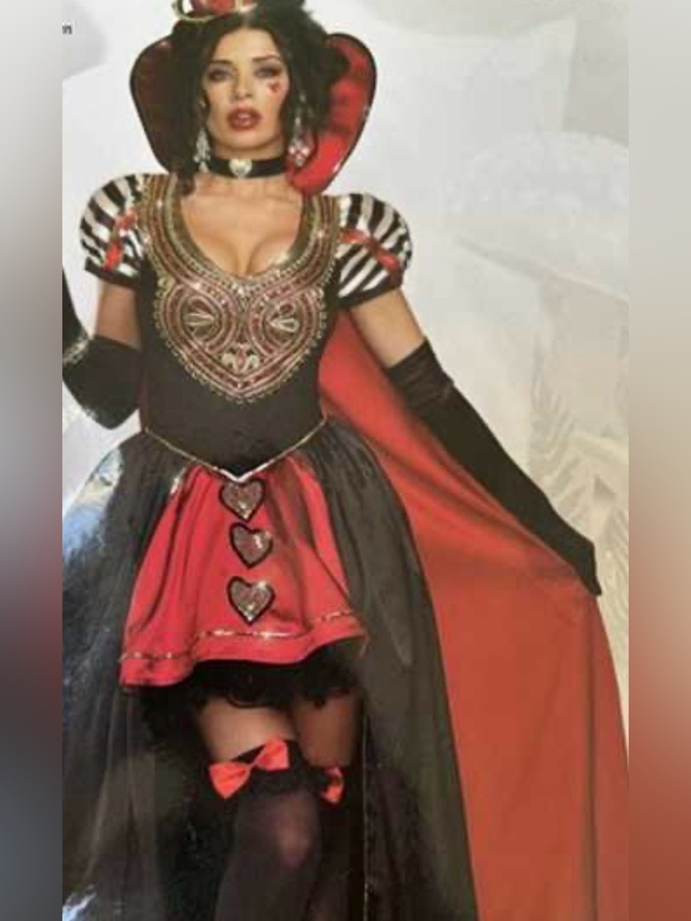 Queen of Hearts Dreamgirl Unique costume Adult Size Small Halloween Costume